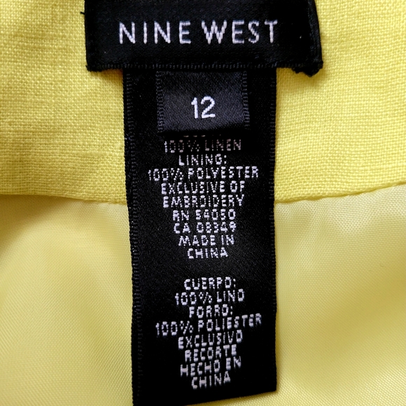 NINE WEST Y2K Vintage Style Sleeveless Dress SZ 12 - Picture 5 of 8